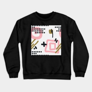 Modern hand draw colorful abstract seamless pattern Crewneck Sweatshirt